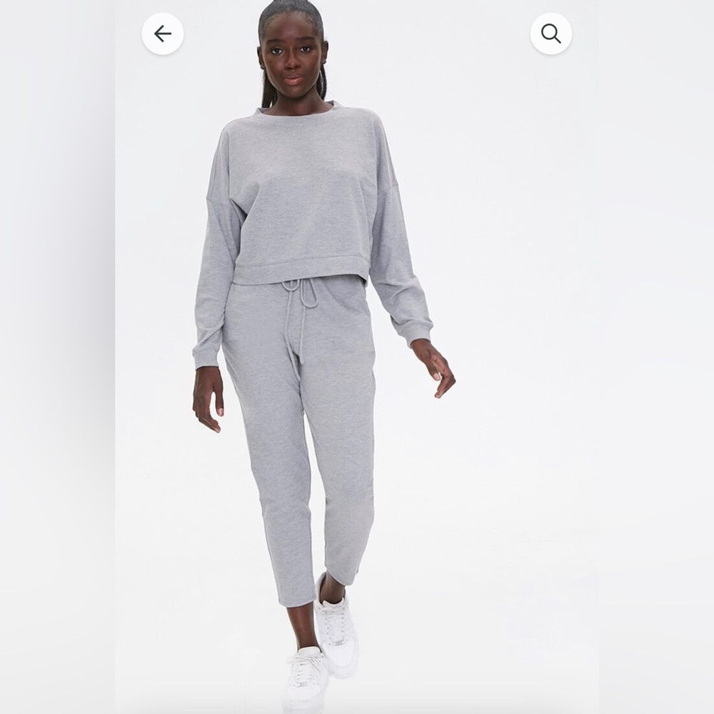 Forever 21, 2 piece sweat suit! Size small